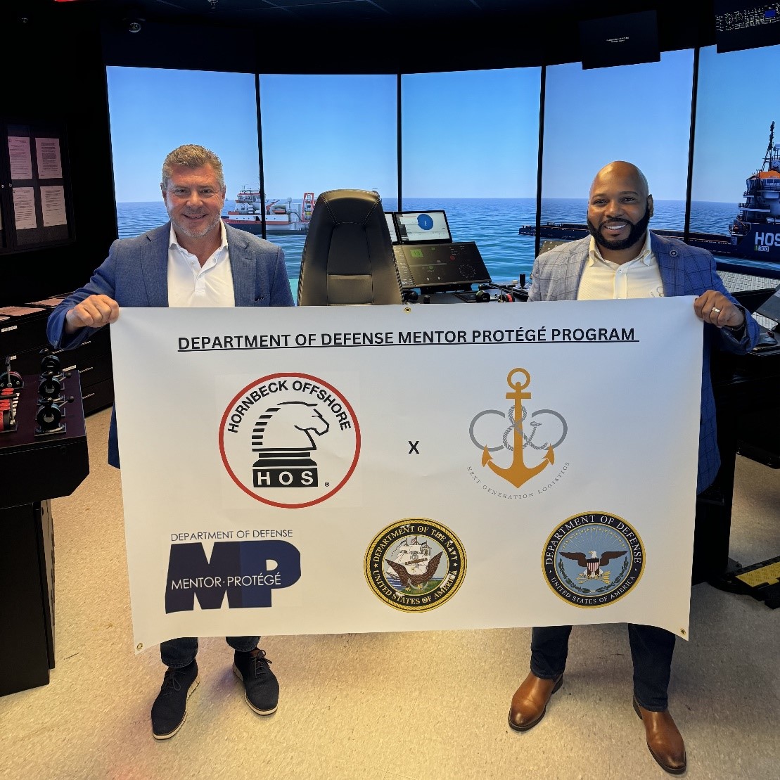 HORNBECK OFFSHORE ANNOUNCES U.S. NAVY MENTOR PROTÉGÉ AGREEMENT WITH NGL
